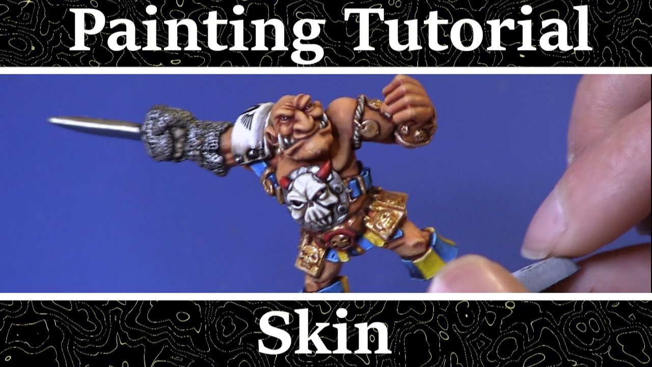 Painting Tutorial: Painting Skin on Morg n' Thorg (Blood Bowl)