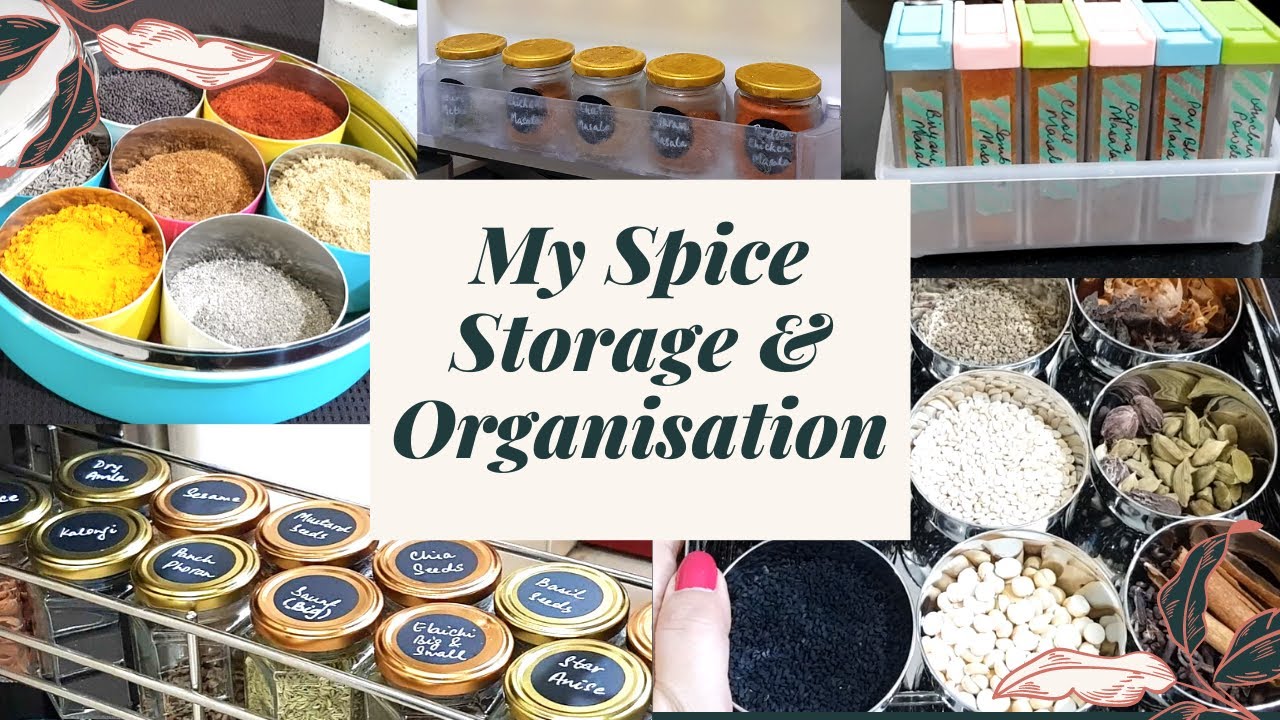 Indian Spice Storage & Organisation | How to organise spices | Kitchen organisation