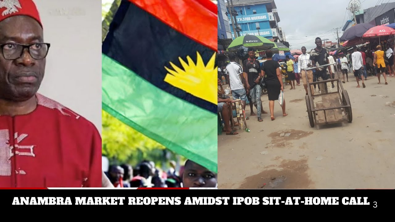 ANAMBRA MARKET REOPENS AMIDST IPOB SIT-AT-HOME CALL