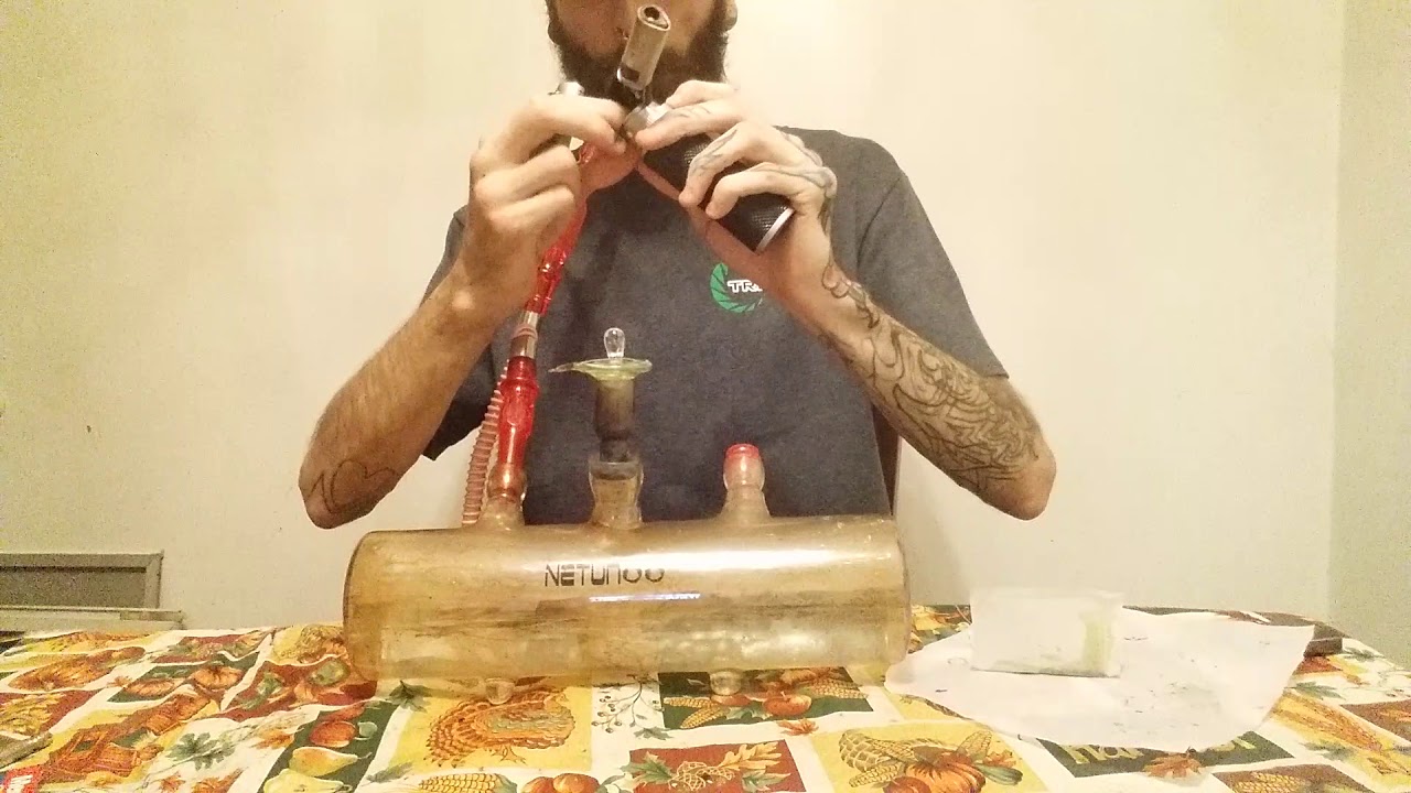 Terp sauce dab out of hooka rig!