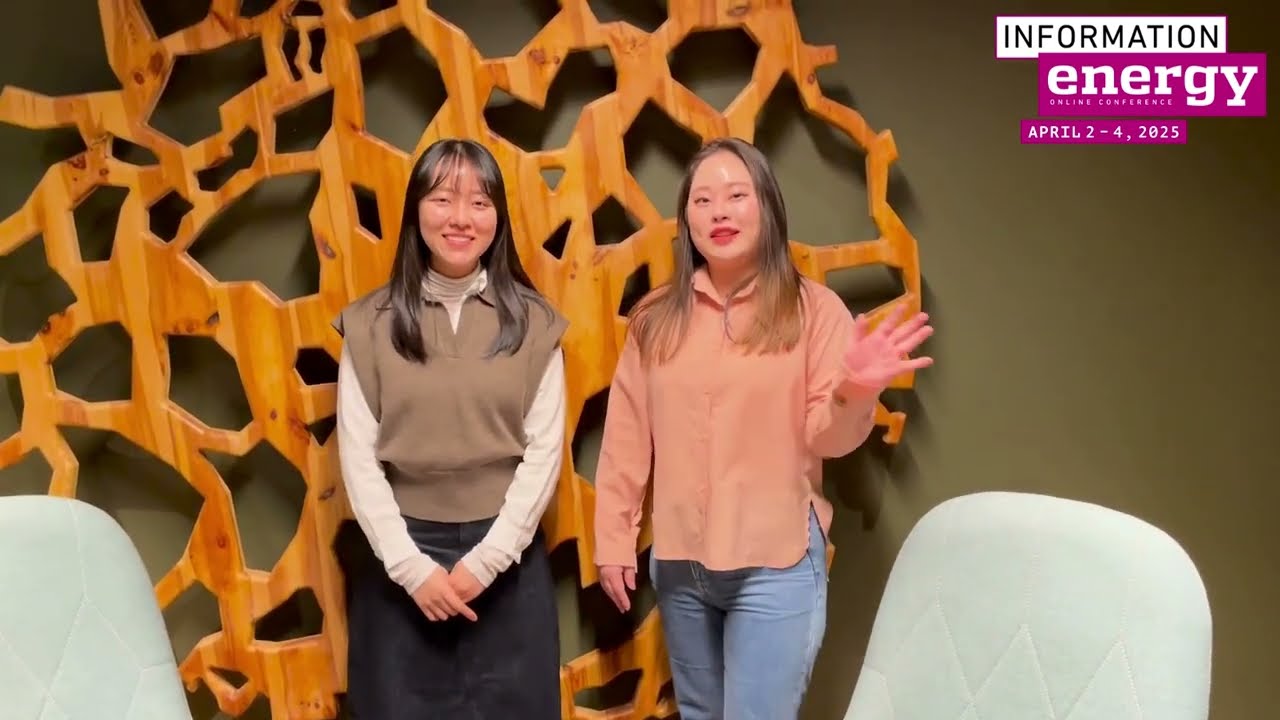 Bomin Kim and Hanbit Lee at Information Energy 2025