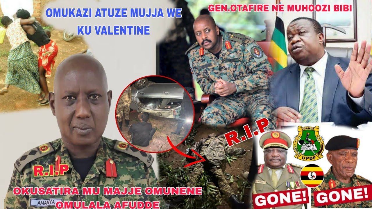 Entiisa Mu Majje,Omunene Omulala Owa UPDF Afudde,Gen.Otafire,Bamutomedde N'affirawo Owa Police,Amuse