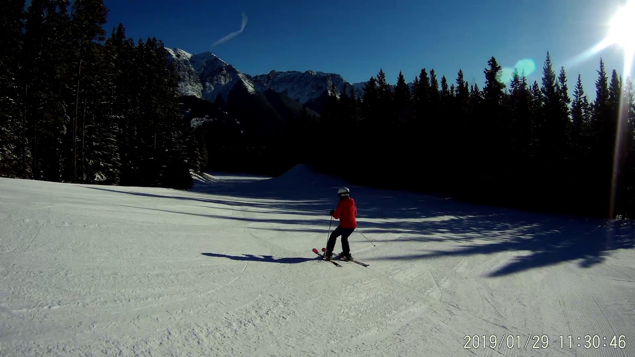 Nakiska, Bronze Chair, Beginner's Green Run  (downhill skiing)