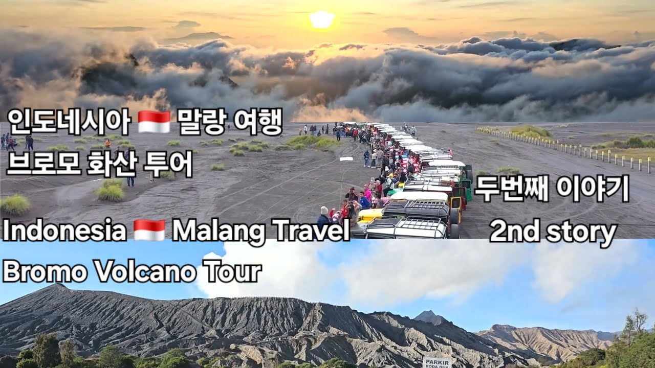 🇮🇩ep163 인도네시아 브로모 화산 투어 완전정복 말랑 출발 Complete tour of Bromo Volcano in Indonesia from Malang #bromo
