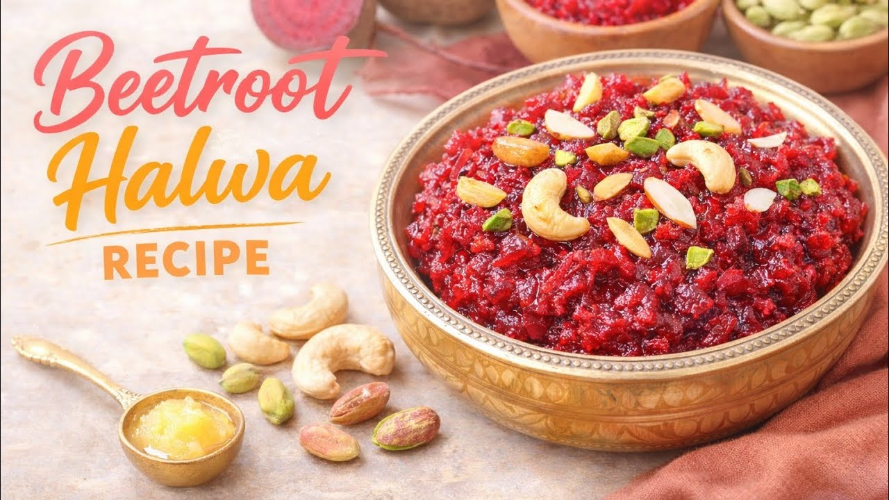 Beetroot Halwa Recipe | Chukandar ka halwa | चुकंदर का हलवा | 