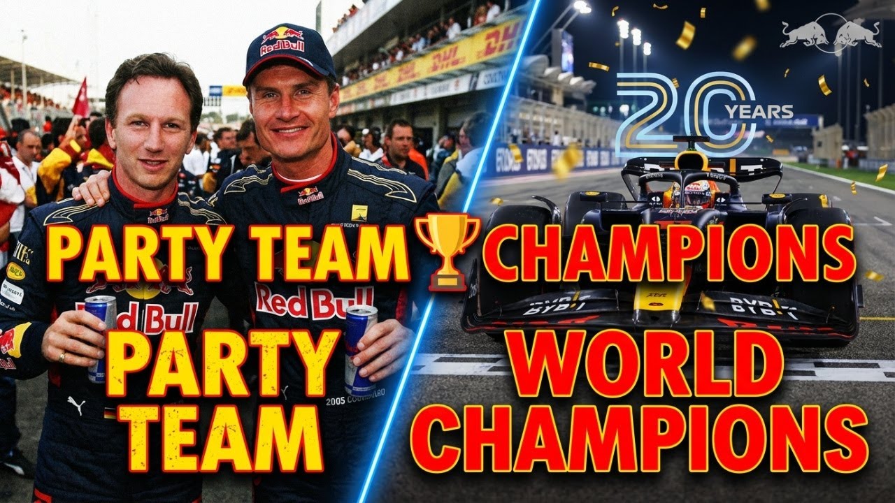 20 Jahre Red Bull Racing von der Partytruppe zum weltmeisterteam #f1