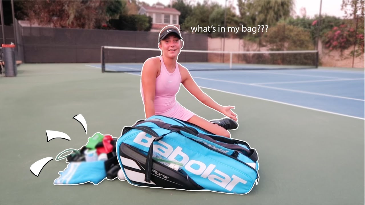 what's in my tennis bag??