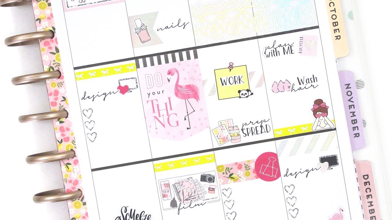 Plan With Me - NO Etsy Kit: Mambi | The Happy Planner 2018