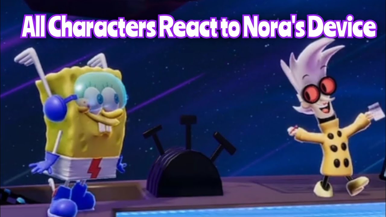 Nickelodeon All-Star Brawl 2: All Characters React to Nora's Device