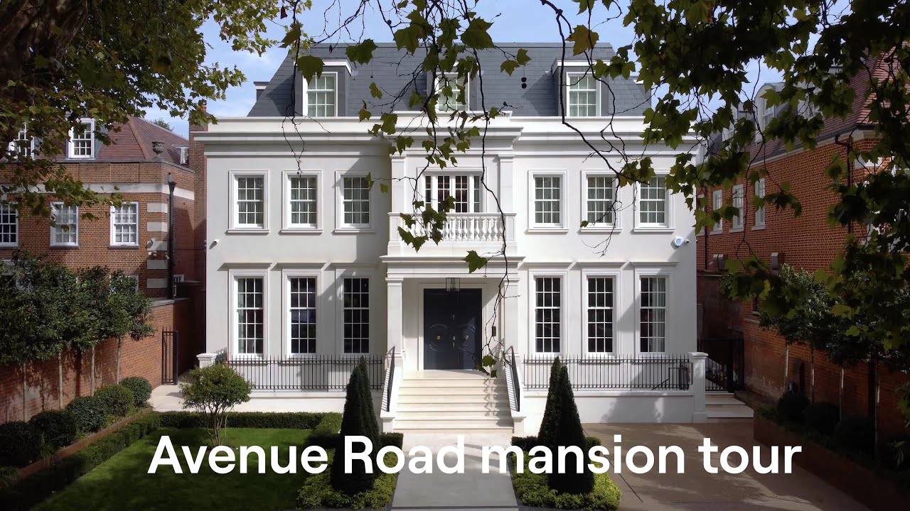Luxury interior design: Avenue Road, St John's Wood (full mansion tour)