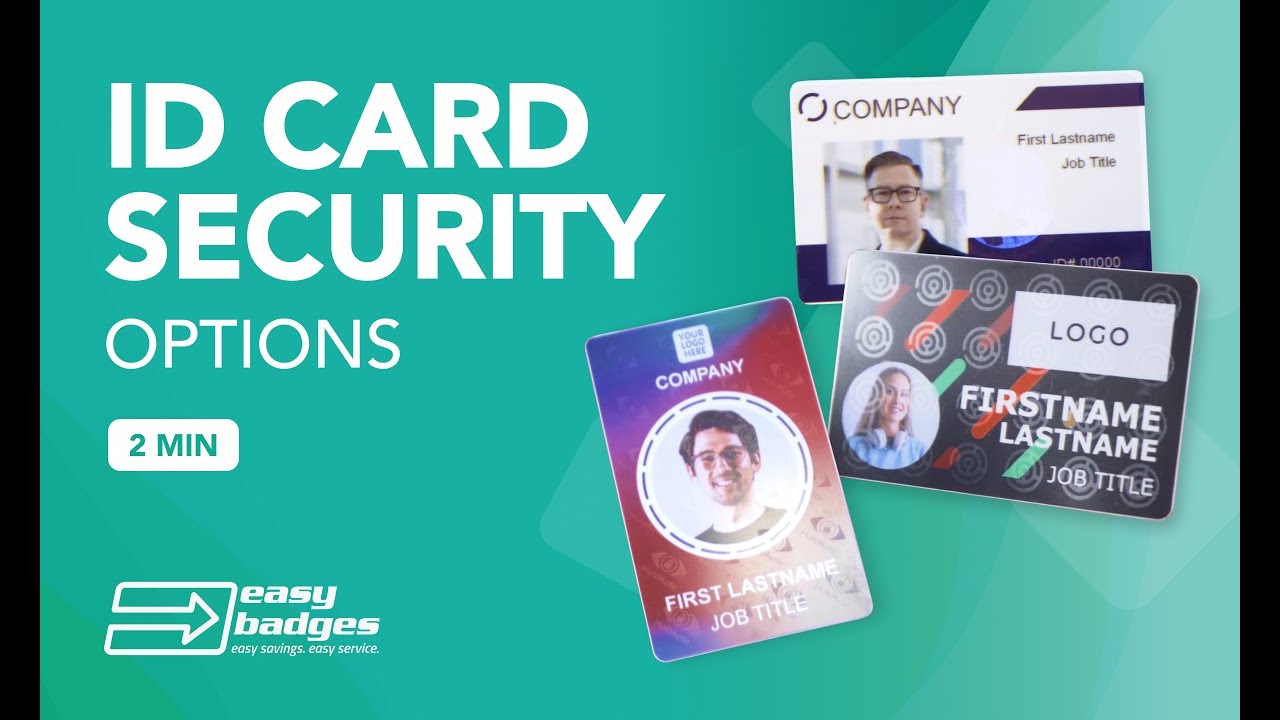 ID Card Security Options and Holograms | Easy Badges