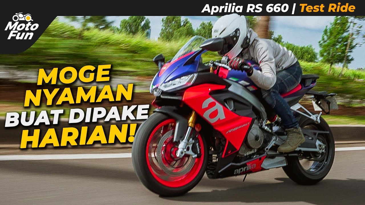 Gak Nyangka Aprilia RS 660 Bisa Kaya Gini! | Test Ride - MotoFun Indonesia