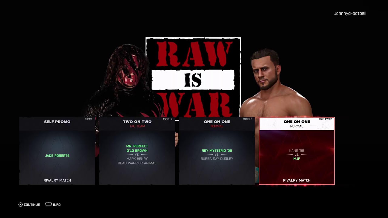 Wwe 2k friends universe sept yr1