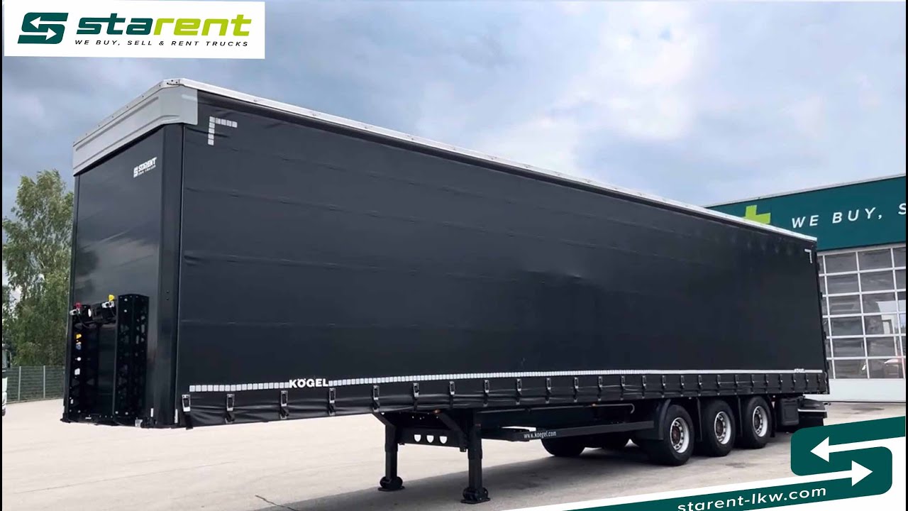 verkauft - Kögel Mega Tautliner, Hubdach, Liftachse, DC 9.5 Zertifikat, TR24080, www.starent-lkw.com