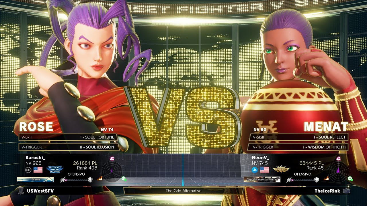 SFV Champion Edition 🔥 Karoshi (ROSE) Vs NeonV (MENAT) 🔥 Online Match's 05-10-2023