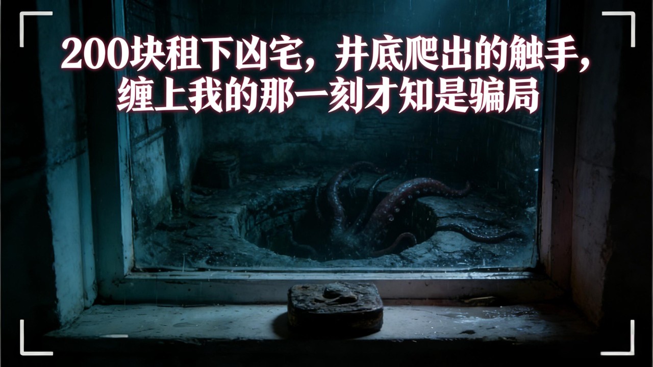 民间故事：200 块租下凶宅，井底爬出的触手，缠上我的那一刻才知是骗局