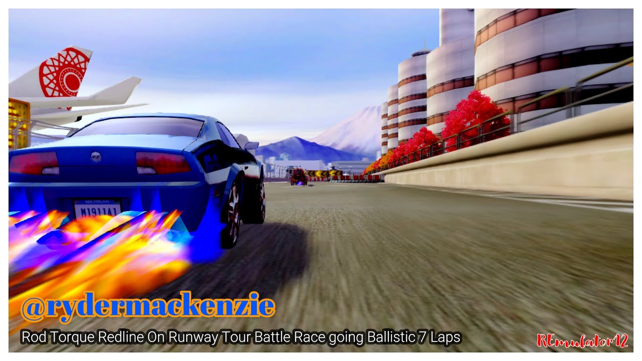 Cars 2 The Video Game | Rod Torque Redline - Battle Race (Going Ballistic) | Runway Tour 7 Laps