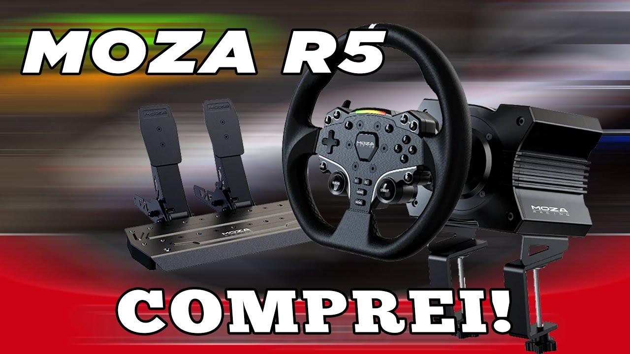 Moza R5: Meu Primeiro Direct Drive.