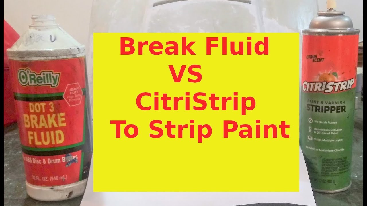 Riva Repaint (PT 1) Stripping the Paint using Break Fluid VS CitriStrip Paint Remover.