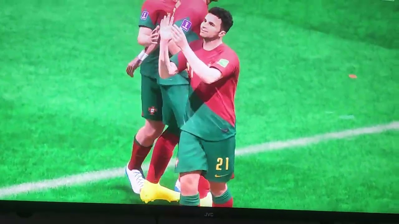 Portugal VS Irán final recreada en PS5 