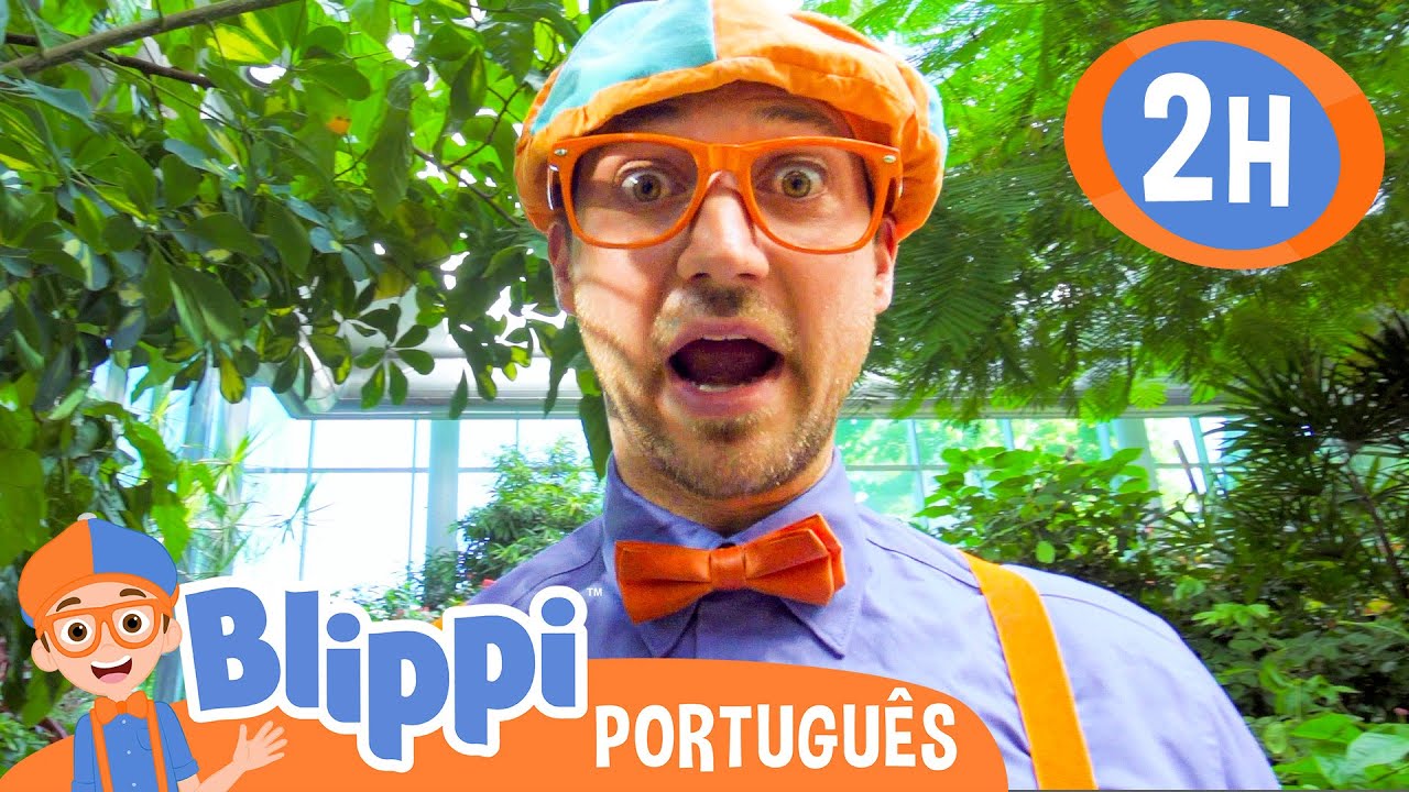 🦋 Blippi Visita um Centro de Ciência! 🦋| 2 HORAS DO BLIPPI BRASIL |  Vídeos Educativos para Crianças