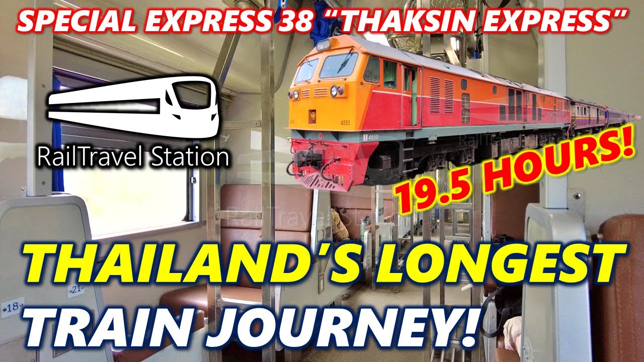 SINGAPORE TO BANGKOK BY JUNGLE RAILWAY! (Part 2) 🇹🇭🚆 SRT Special Express 38 Sungai Kolok→Bangkok