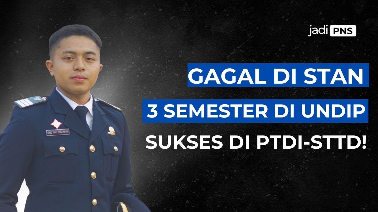 Hafidz Yoga Pratama : Gagal PKN STAN, Lanjut 3 Semester di UNDIP, Malah Pilih PTDI - STTD