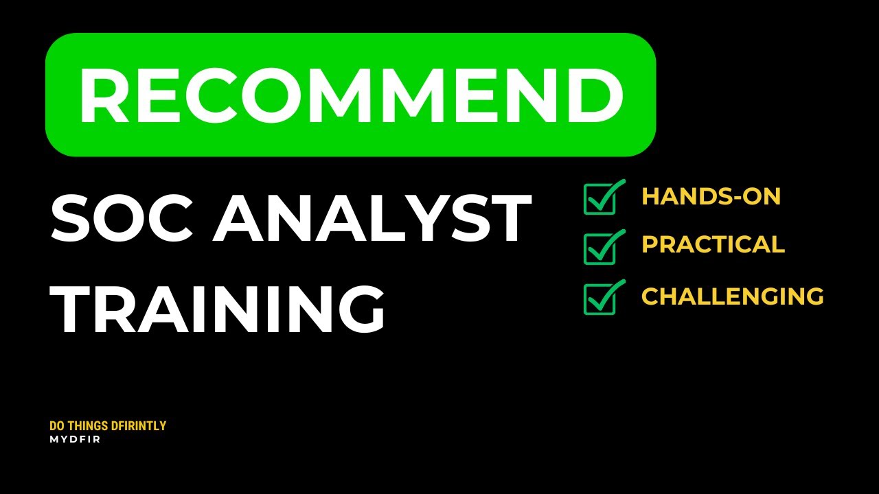 Why I Always Recommend This SOC Analyst Certification and Blue Team Training