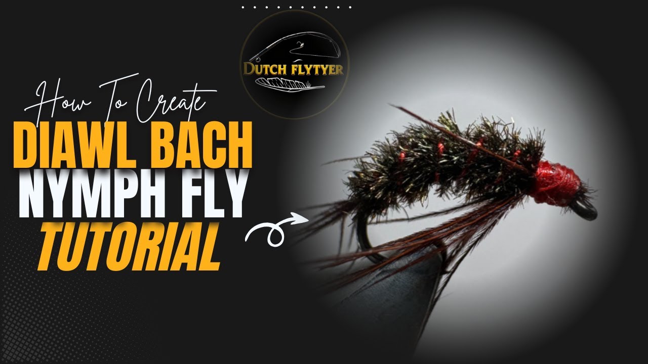 Diawl Bach Nymph Fly Tying Tutorial | Peacock & Red Wire Trout Nymph Pattern