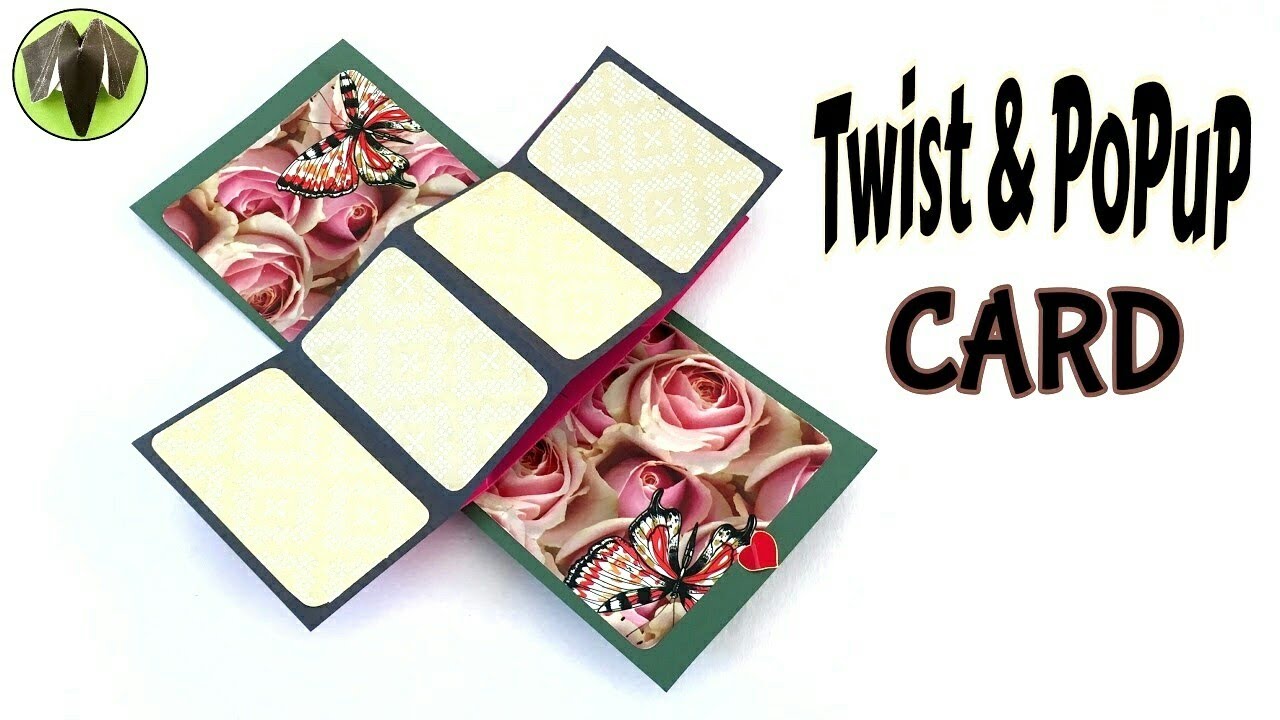 Открытка «Twist & POPUP» — мастер-класс своими руками от Paper Folds ❤️