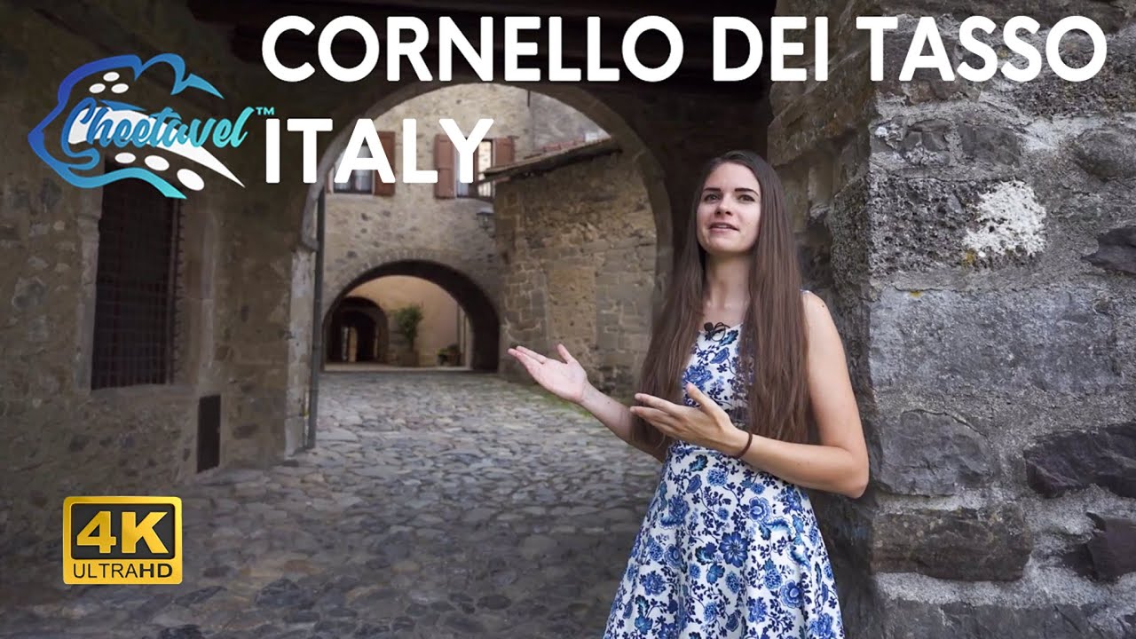 [4K] Travel to Italy and Explore Cornello dei Tasso with Celine as Your Tour Guide 🇮🇹