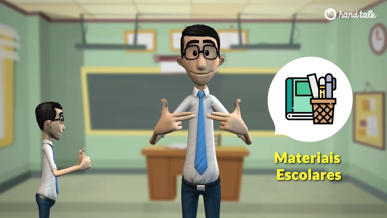 #HugoEnsina27 - Materiais Escolares em Libras