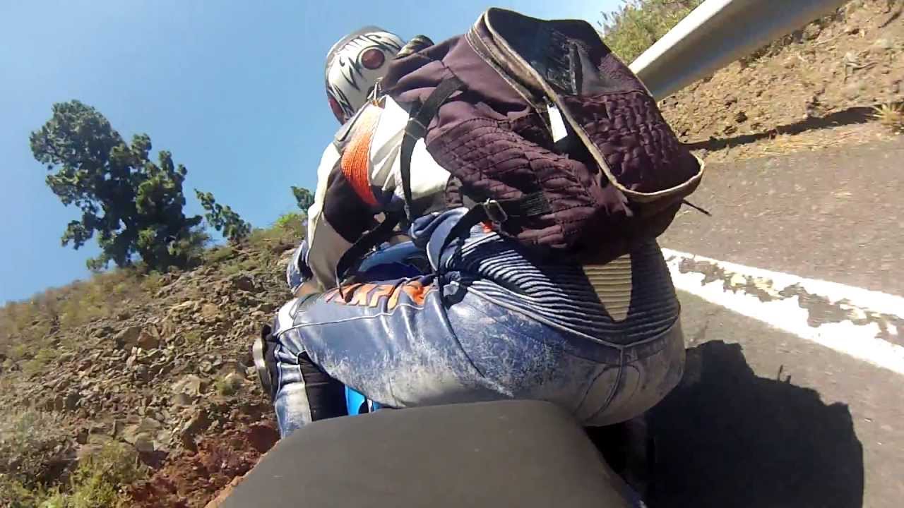 subida moto los loros tenerife el frances tryumph go pro