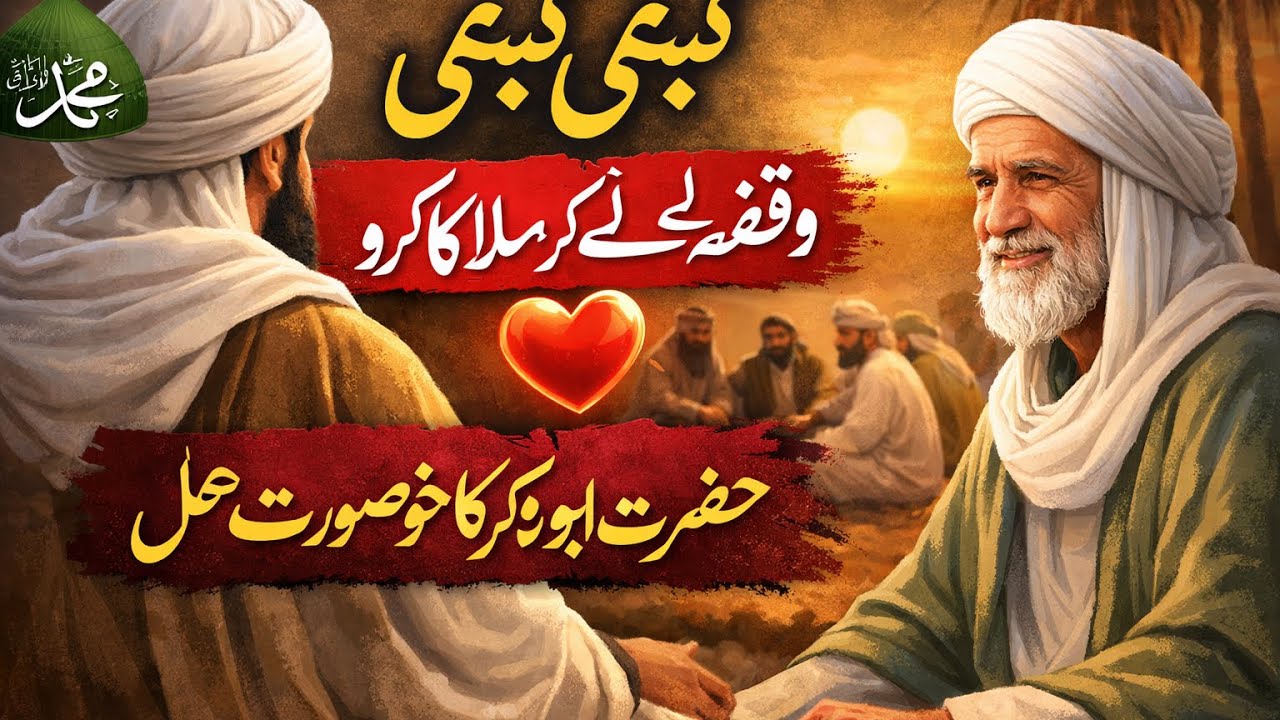 وقفے سے ملنے کی حکمت کیا ہے؟ | حضرت ابو بکرؓ کا ایمان افروز واقع 