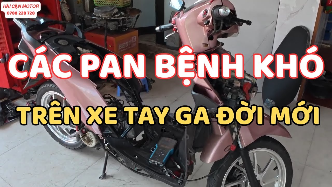 Vision K44 Không Đề Được – Các Pan Bệnh Khó Trên Xe Tay Ga (Phần 1)
