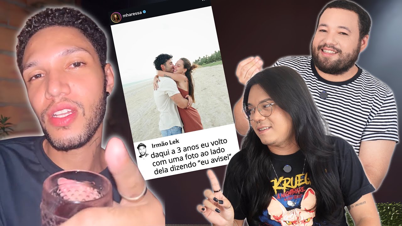 MHARESSA FICA NOIVA E IRMÃO LEK SURTA | REACT