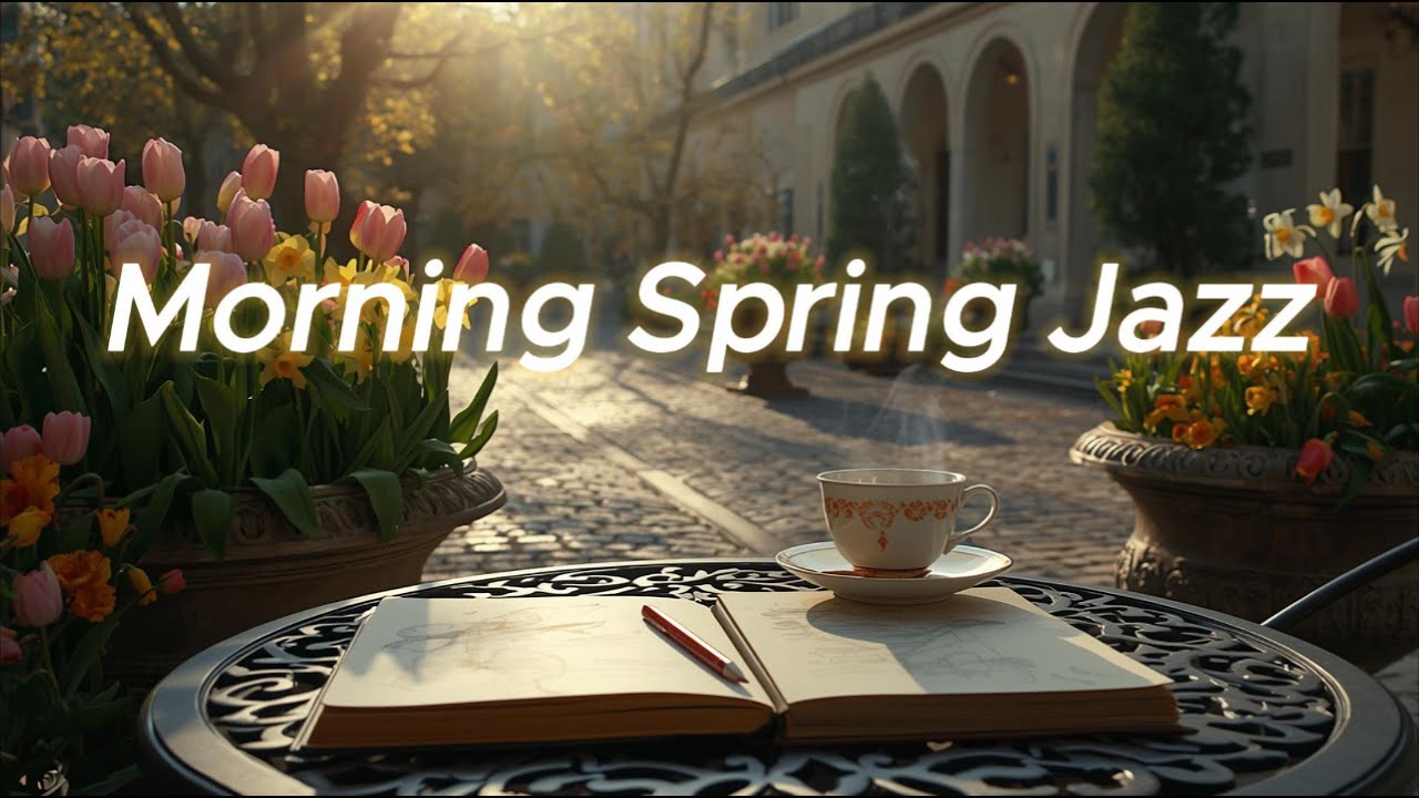 Cozy Spring Coffee Shop – Light Swing Jazz to Work in Flow Today