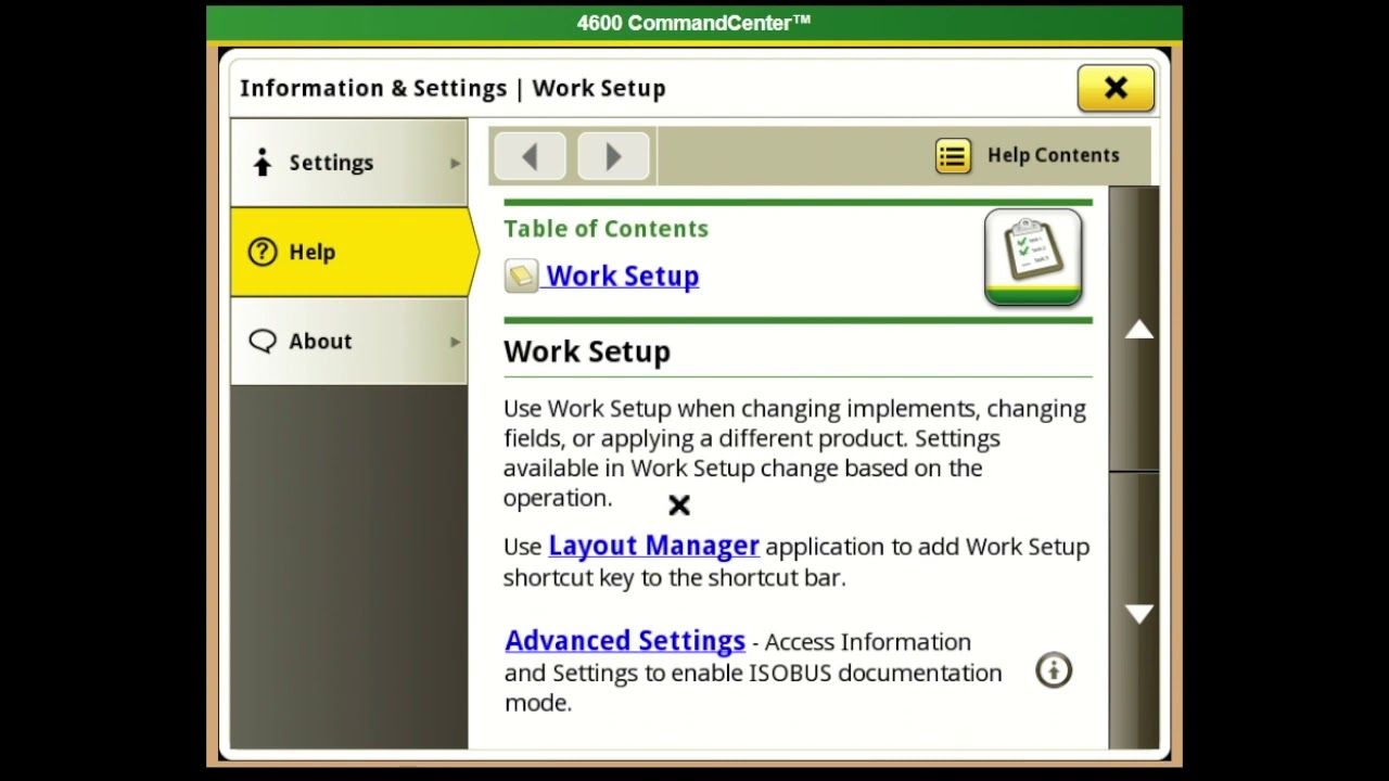 John Deere Gen 4 AMS Documentation Section Control