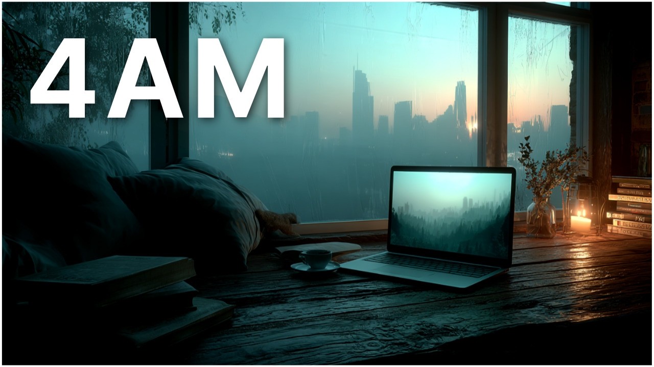 4AM Deep Focus Jazzhop &ndash; 2-часовой микс для учебы и работы