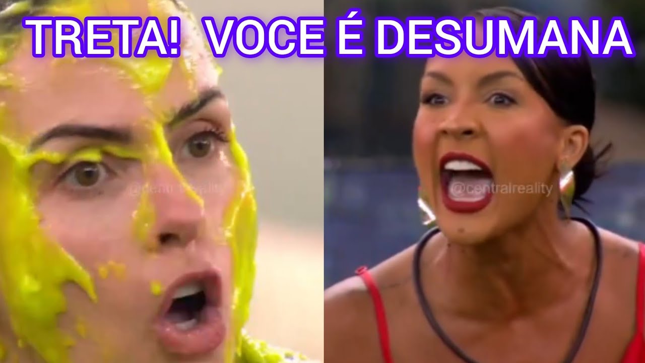 TRETA 'MAXIANE CHAMA ANA PAULA DE DESUMANA E DIZ QUE O JOGO DELA E BAIXO 'FALOU DA MINHA MAQUIAGEM