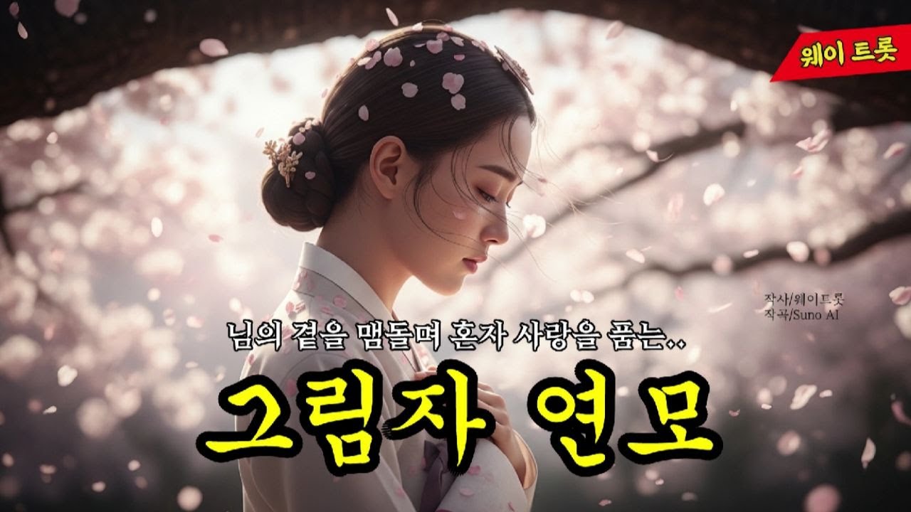님의 곁을 맴돌며 혼자 사랑을 품는..「그림자 연모」감성 사극풍 발라드 트로트