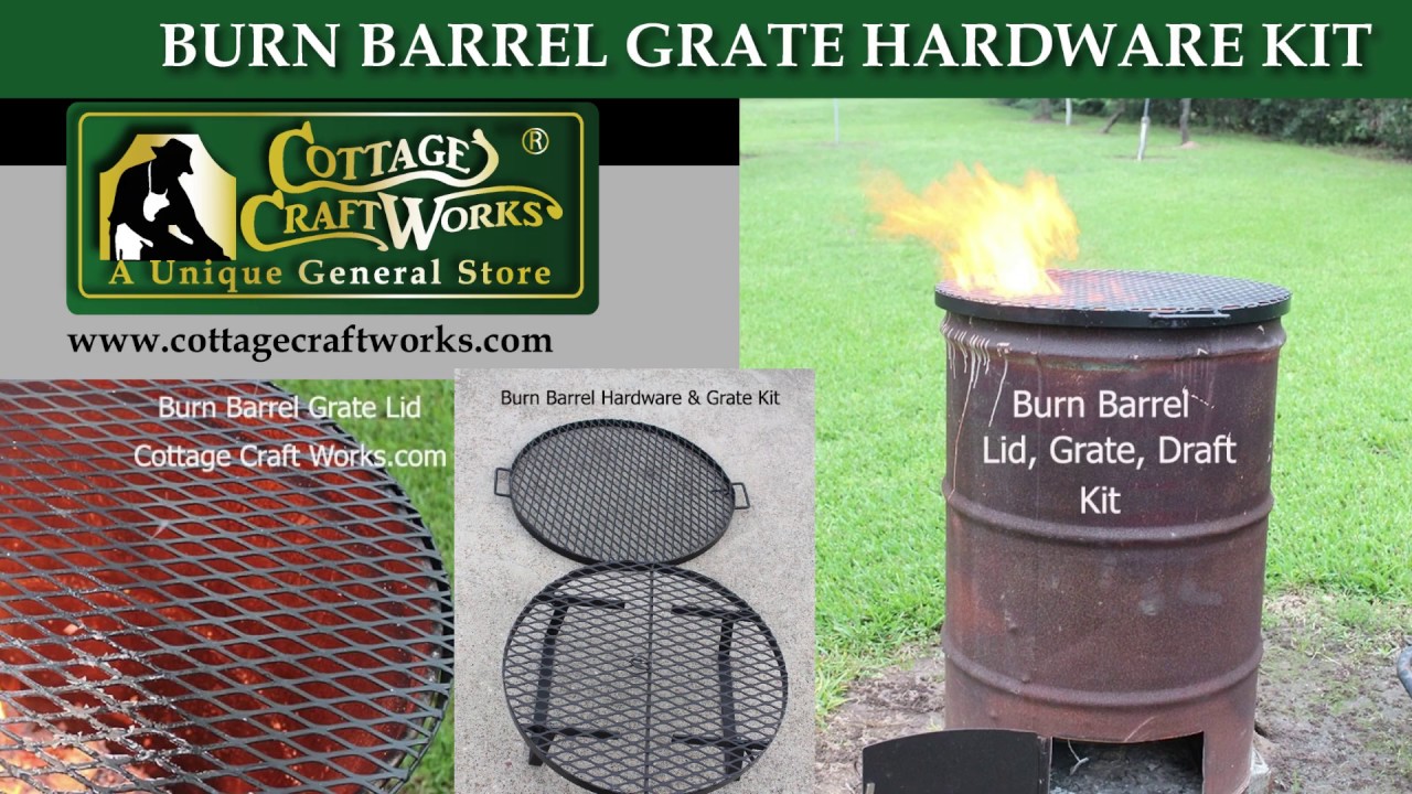 BURN BARREL GRATE HARDWARE KIT