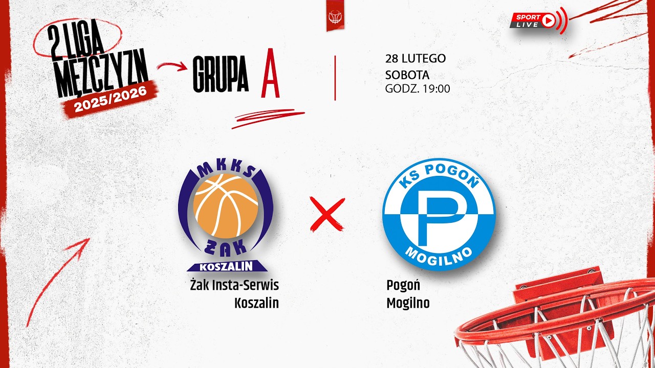 Żak Insta-Serwis Koszalin - Pogoń Mogilno (2 LM)