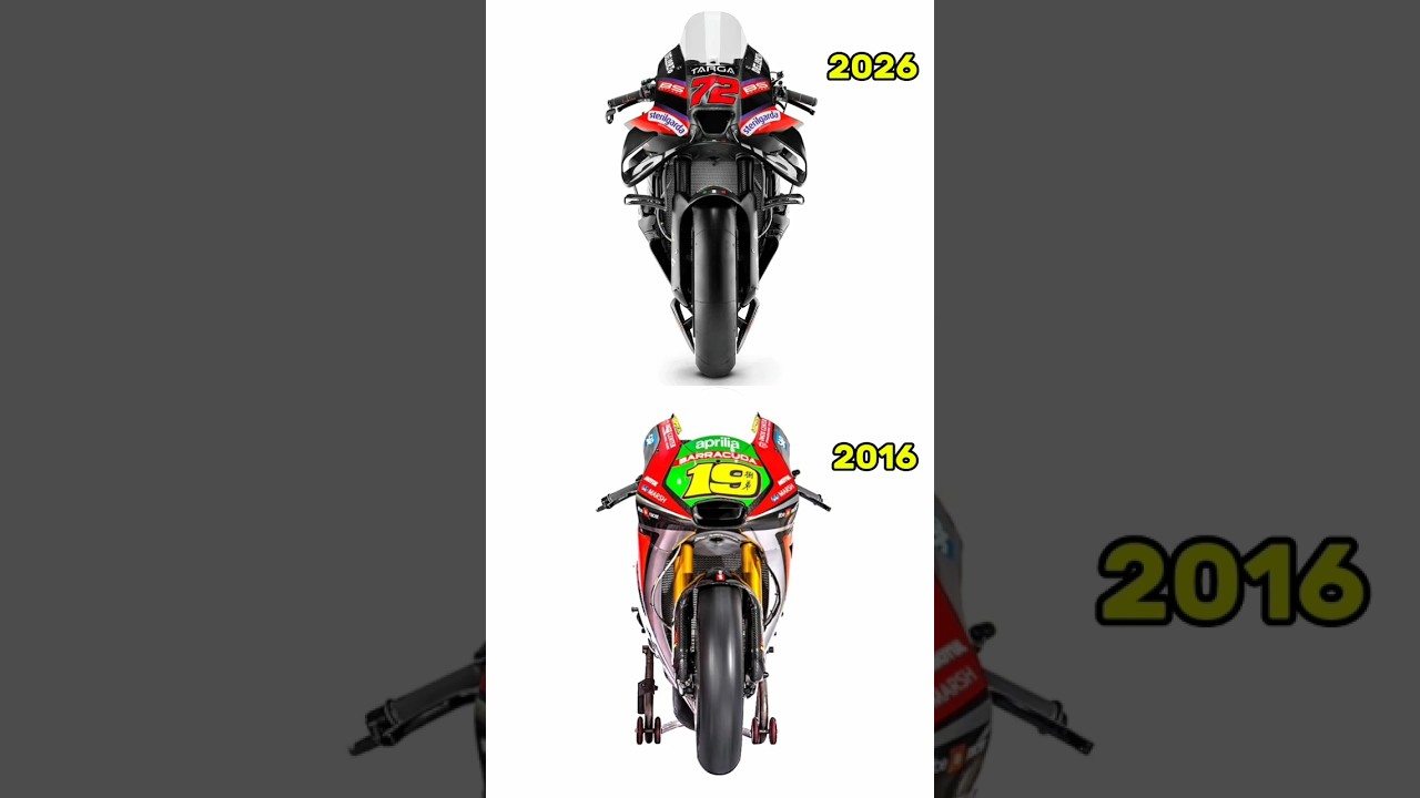 Изменения в Aprilia RS GP 2026-2016