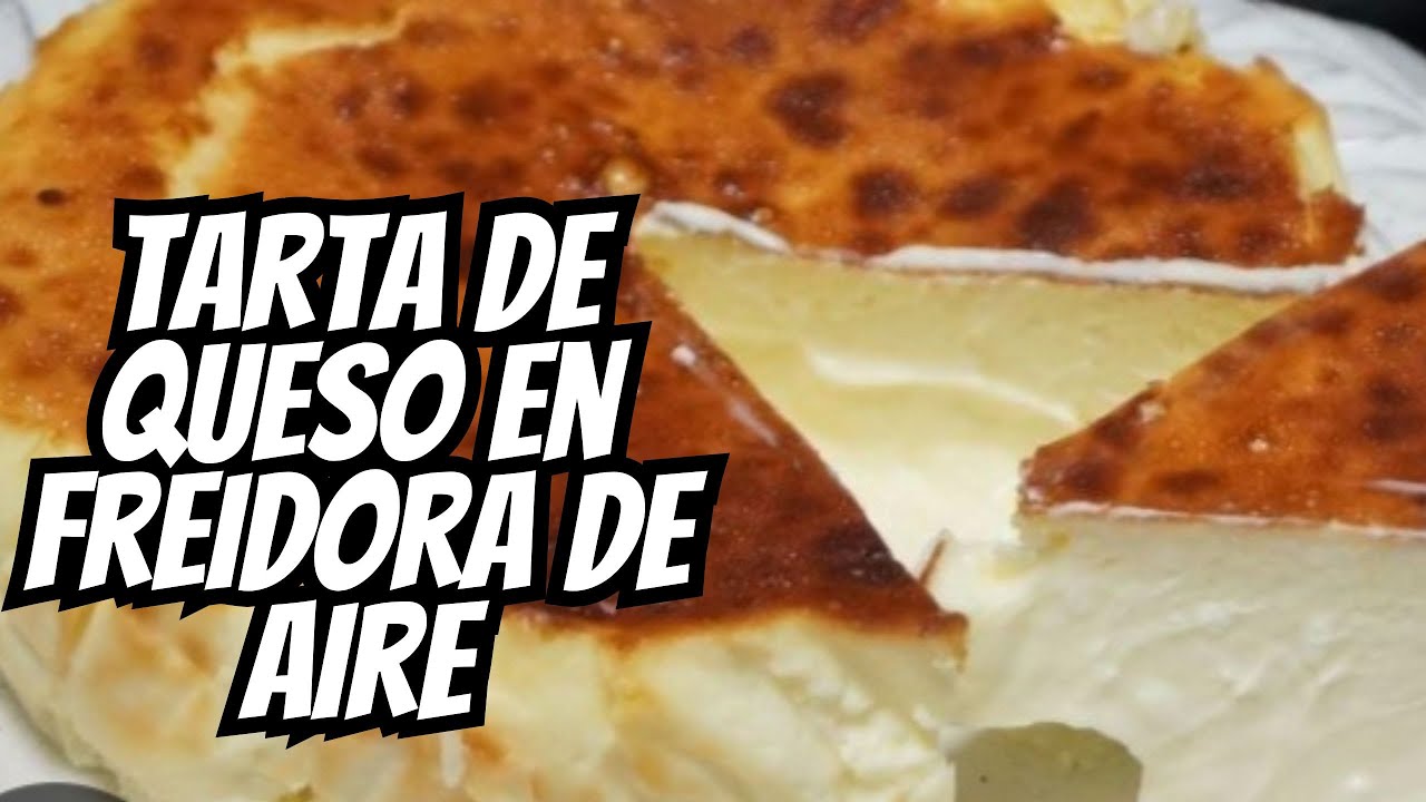 👩‍🍳CÓMO HACER TARTA DE QUESO EN FREIDORA DE AIRE🍰