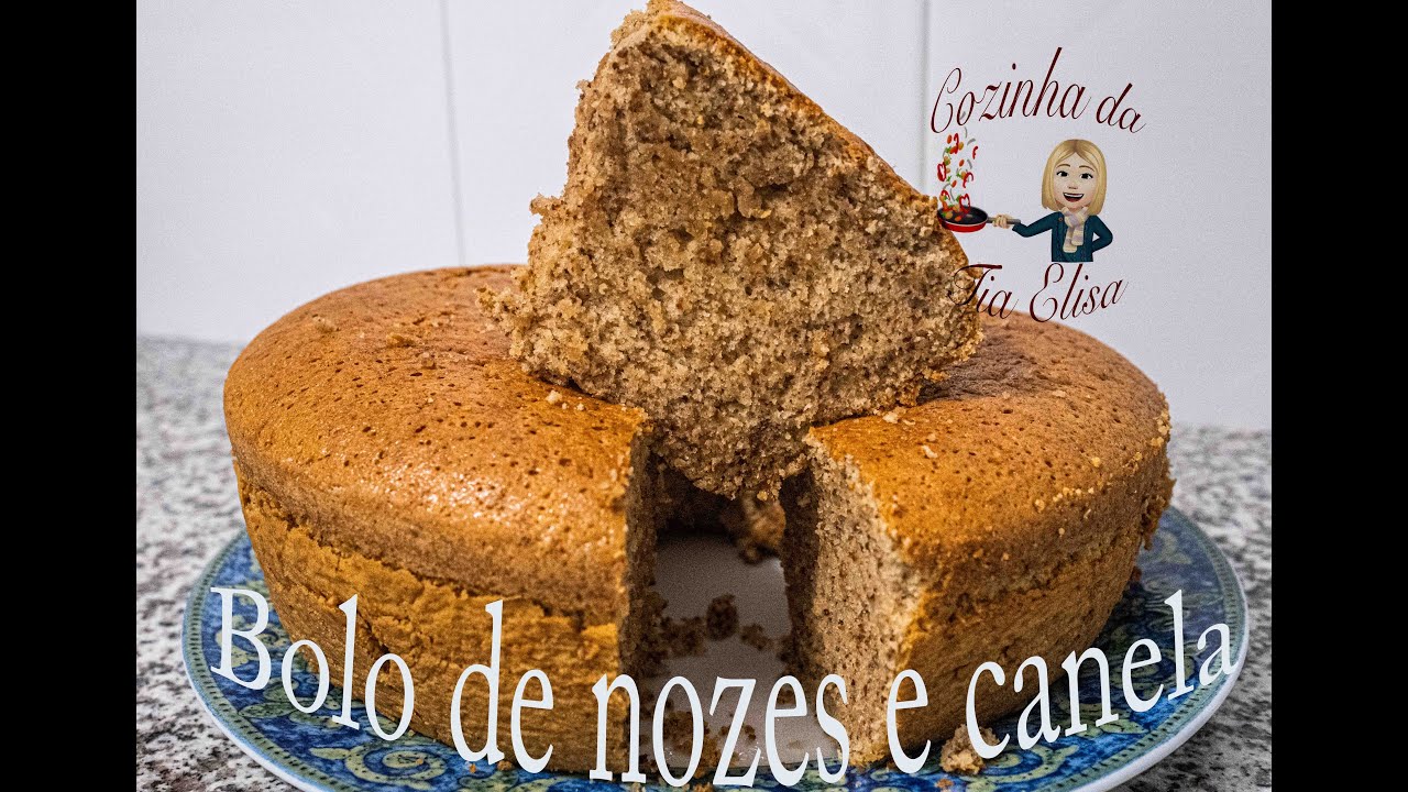 Bolo de nozes e canela!!! Delicioso :)