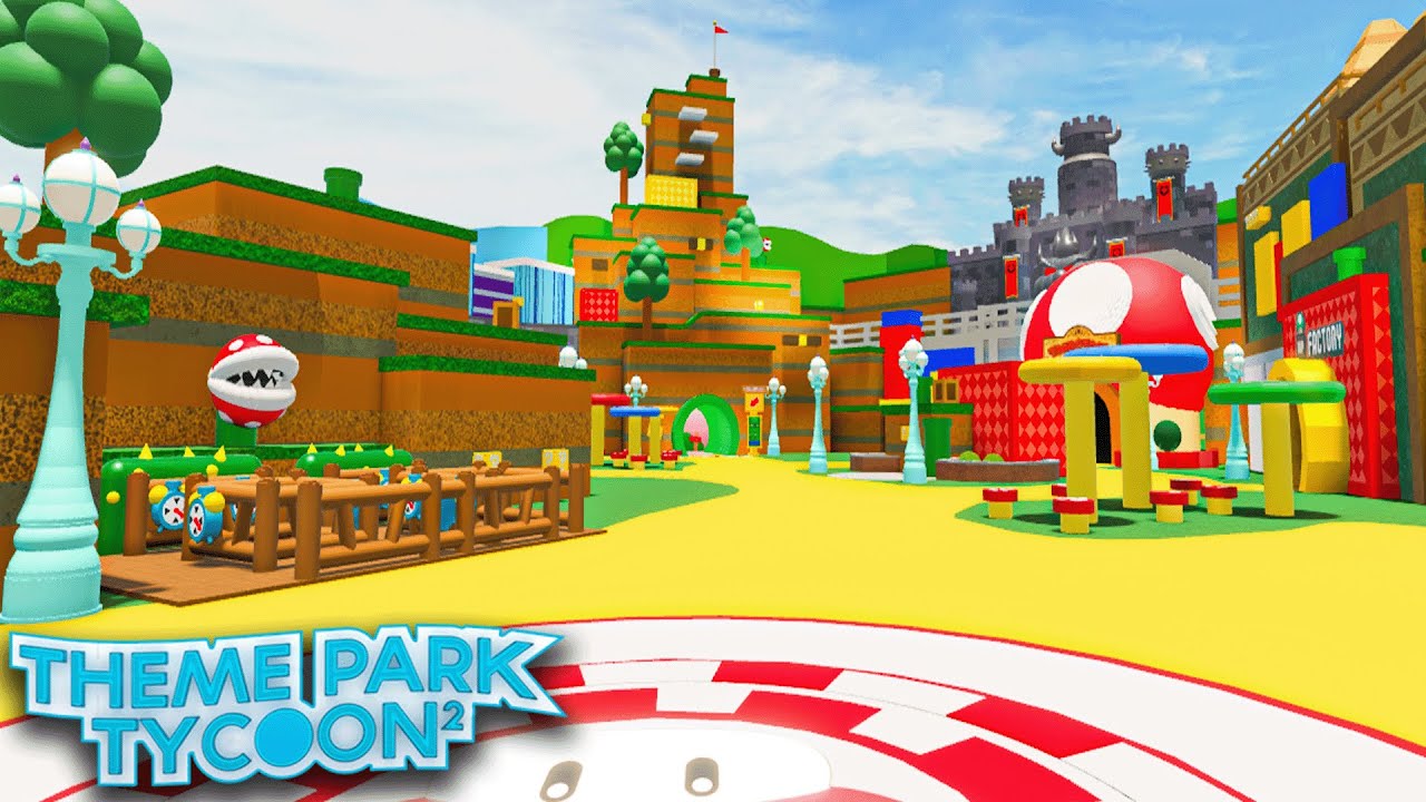 Super Nintendo World TOUR in Theme Park Tycoon 2!