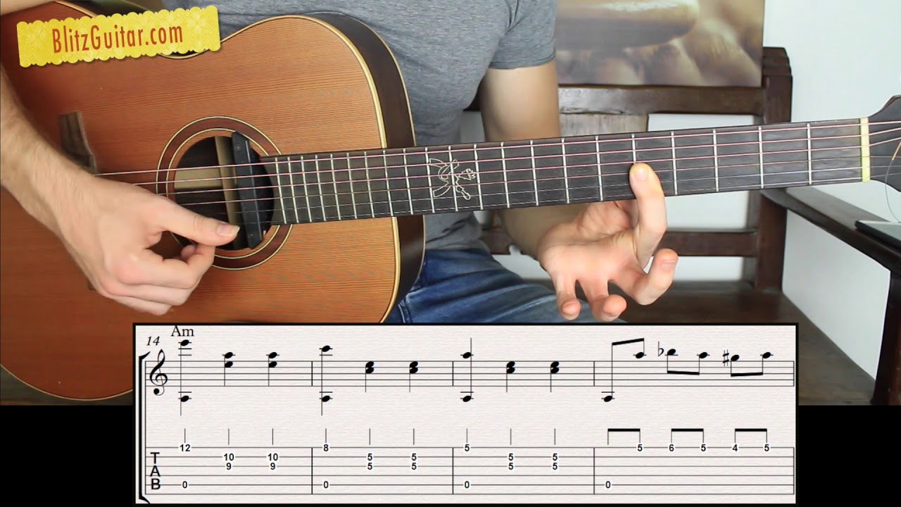 The Saddest Acoustic Guitar Lesson! (Beginner friendly). Sad Italian Waltz