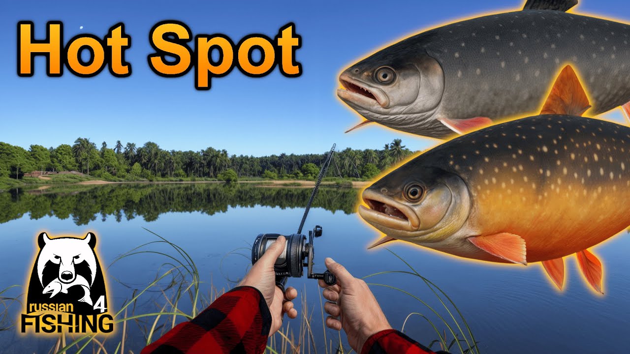 Russian Fishing 4 - Dryagin Char & Arctic Char Spot | Tunguska