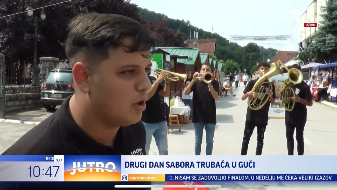 Prva TV - Evo kako protiče drugi dan 63. Sabora trubača u Guči